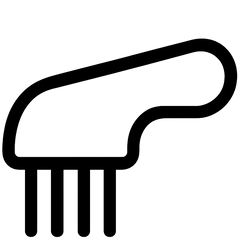 Brosse pour le rasoir